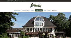 Desktop Screenshot of gasthof-schoening.de